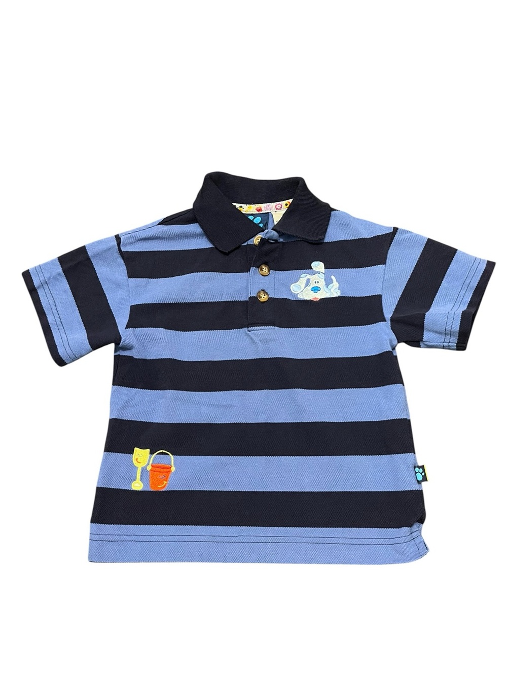 Vintage Y2K Blue’s Clues Striped Polo